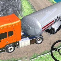 off road Oil Tanker Transport Truck